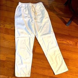 Men's Classic white drawstring  Pants